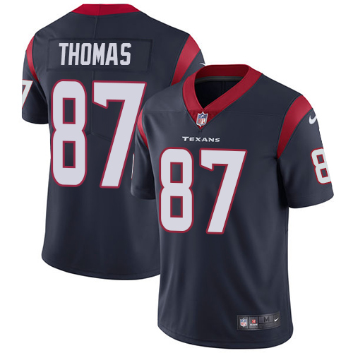 Nike Texans #87 Demaryius Thomas Navy Blue Team Color Men's Stitched NFL Vapor Untouchable Limited Jersey Nike Texans #87 Demaryius Thomas Navy Blue Team Color Men's Stitched NFL Vapor Untouchable Limited Jersey