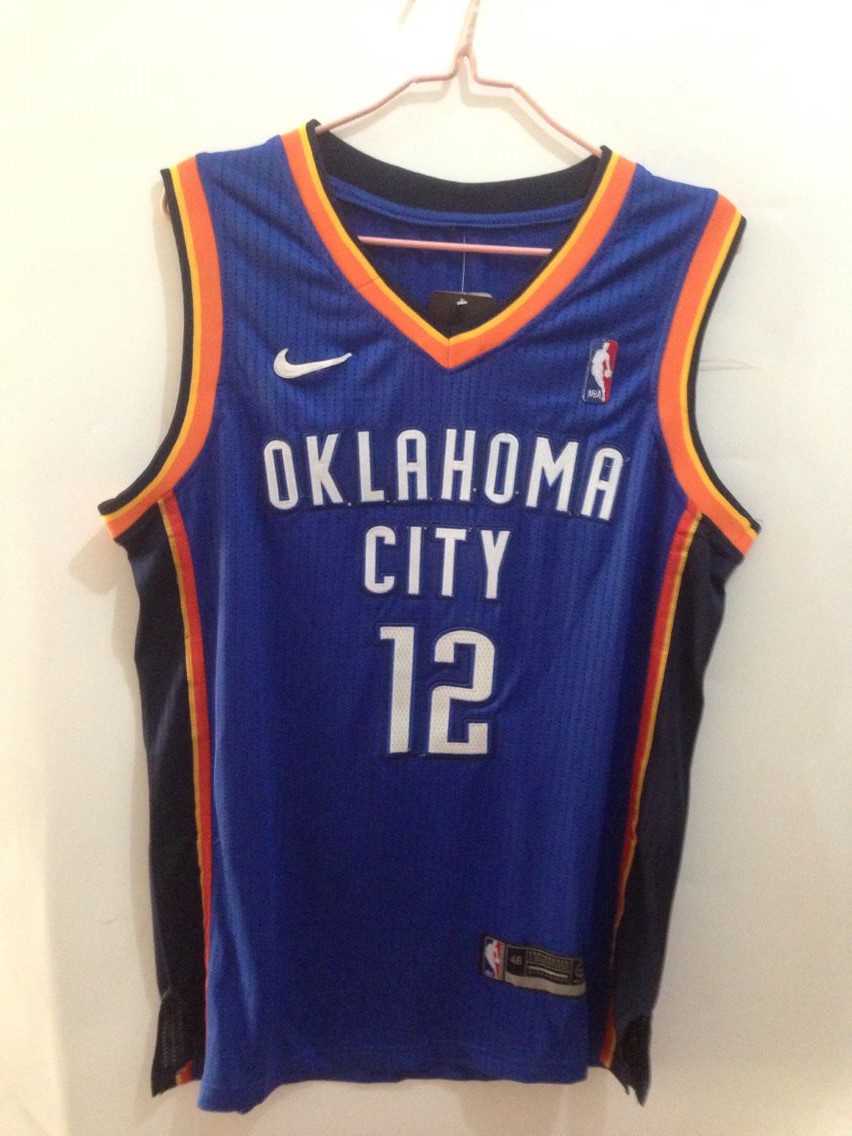 Nike Thunder #12 Steven Adams Blue NBA Swingman Jersey01 Nike Thunder #12 Steven Adams Blue NBA Swingman Jersey01