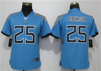 Nike Titans #25 Adoree' Jackson Light Blue 2018 Women Vapor Untouchable Limited Jersey