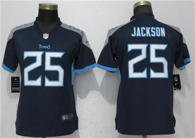 Nike Titans #25 Adoree' Jackson Navy 2018 Women Vapor Untouchable Limited Jersey