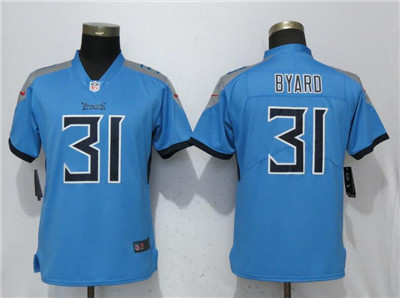Nike Titans #31 Kevin Byard Light Blue 2018 Women Vapor Untouchable Limited Jersey