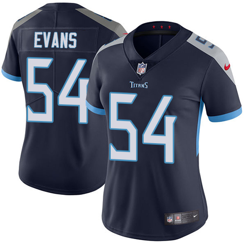 Nike Titans #54 Rashaan Evans Navy Blue Alternate Women's Stitched NFL Vapor Untouchable Limited Jersey Nike Titans #54 Rashaan Evans Navy Blue Alternate Women's Stitched NFL Vapor Untouchable Limited Jersey