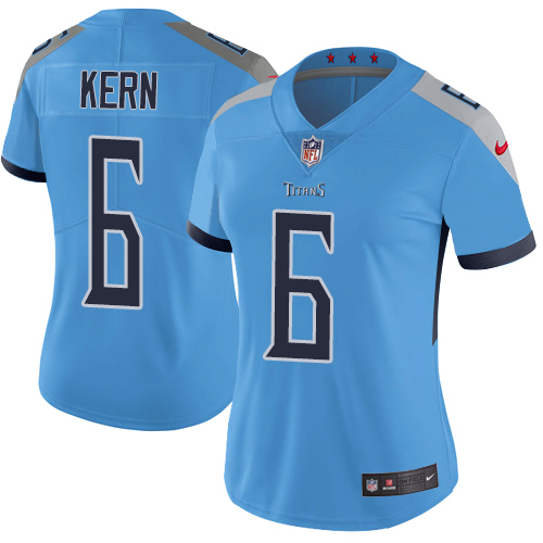 Nike Titans #6 Brett Kern Light Blue Team Color Women's Stitched NFL Vapor Untouchable Limited Jersey Nike Titans #6 Brett Kern Light Blue Team Color Women's Stitched NFL Vapor Untouchable Limited Jersey