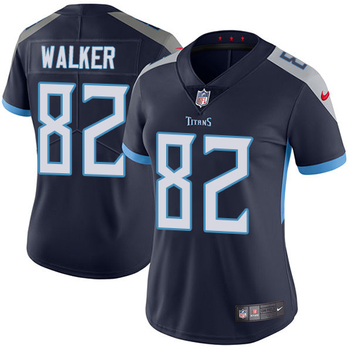 Nike Titans #82 Delanie Walker Navy Blue Alternate Women's Stitched NFL Vapor Untouchable Limited Jersey Nike Titans #82 Delanie Walker Navy Blue Alternate Women's Stitched NFL Vapor Untouchable Limited Jersey