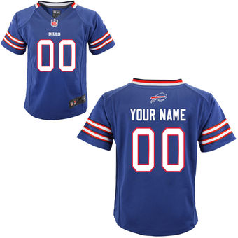 Nike Toddler Buffalo Bills Customized Team Color Game Jersey