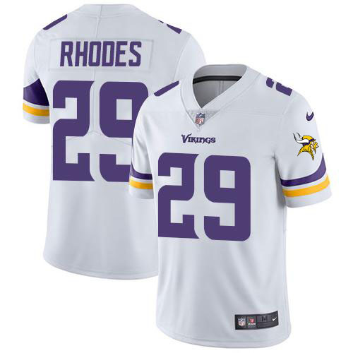 Nike Vikings #29 Xavier Rhodes White Men's Customized Stitched NFL Vapor Untouchable Limited Jersey