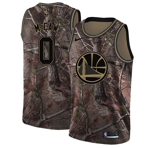 Nike Warriors #0 Patrick McCaw Camo Women's NBA Swingman Realtree Collection Jersey