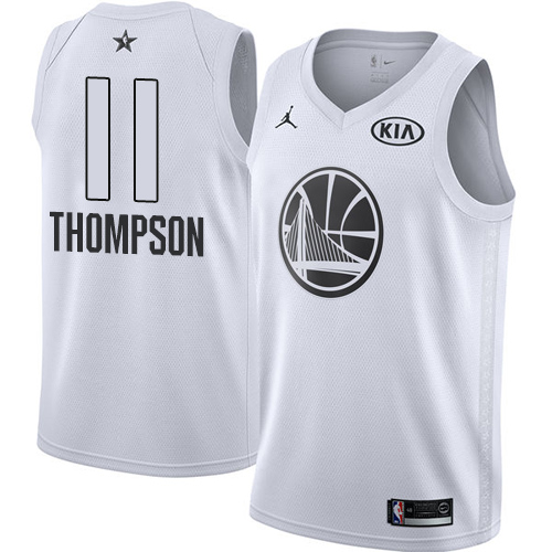 Nike Warriors #11 Klay Thompson White Youth NBA Jordan Swingman 2018 All-Star Game Jersey Nike Warriors #11 Klay Thompson White Youth NBA Jordan Swingman 2018 All-Star Game Jersey