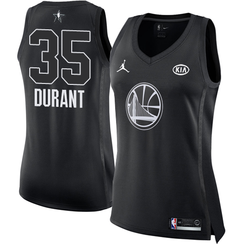 Nike Warriors #35 Kevin Durant Black Women's NBA Jordan Swingman 2018 All-Star Game Jersey Nike Warriors #35 Kevin Durant Black Women's NBA Jordan Swingman 2018 All-Star Game Jersey
