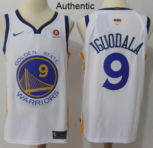 Nike Warriors #9 Andre Iguodala White The Finals Patch NBA Authentic Association Edition Jersey Nike Warriors #9 Andre Iguodala White The Finals Patch NBA Authentic Association Edition Jersey