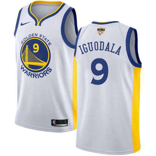 Nike Warriors #9 Andre Iguodala White The Finals Patch NBA Swingman Association Edition Jersey Nike Warriors #9 Andre Iguodala White The Finals Patch NBA Swingman Association Edition Jersey