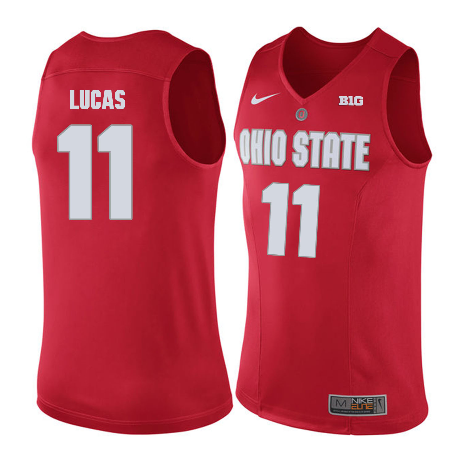 Ohio State Buckeyes #11 Jerry Lucas Red College Basketball Jersey Ohio State Buckeyes #11 Jerry Lucas Red College Basketball Jersey