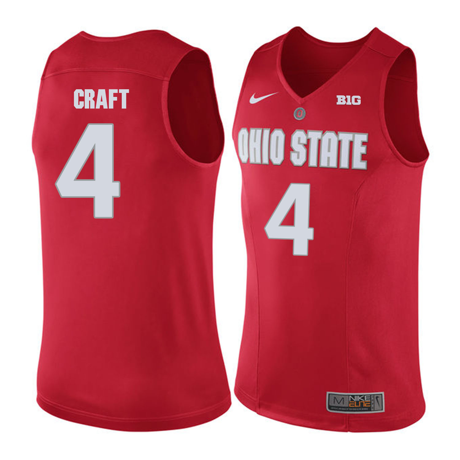 Ohio State Buckeyes #4 Aaron Craft Red College Basketball Jersey Ohio State Buckeyes #4 Aaron Craft Red College Basketball Jersey