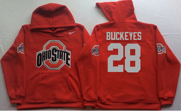 Ohio State Buckeyes Buckeyes Red Men's Pullover Hoodie