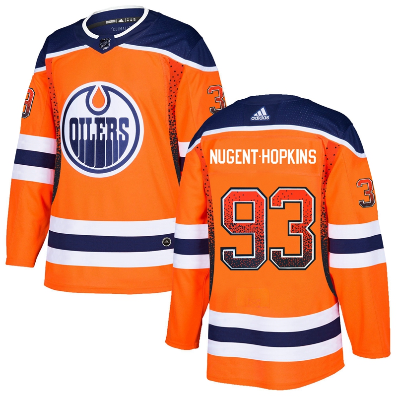 Oilers 93 Ryan Nuggent-Hopkins Orange Drift Fashion Adidas Jersey Oilers 93 Ryan Nuggent-Hopkins Orange Drift Fashion Adidas Jersey