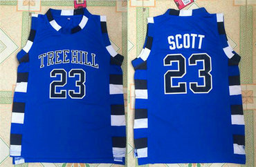One Tree Hill movie edition jerseys #23 SCOTT blue jerseys