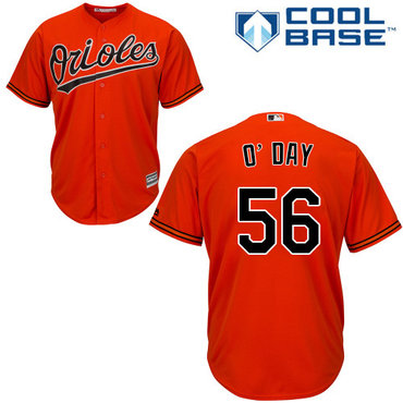 Orioles #56 Darren O'Day Orange Cool Base Stitched Youth MLB Jersey Orioles #56 Darren O'Day Orange Cool Base Stitched Youth MLB Jersey