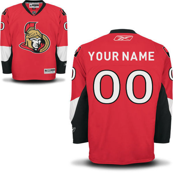 Ottawa Senators Red Men's Premier Home Custom Reebok Jersey Ottawa Senators Red Men's Premier Home Custom Reebok Jersey