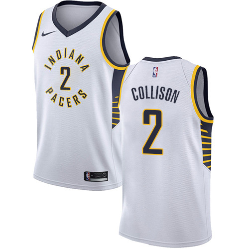 Pacers #2 Darren Collison White Women's Basketball Swingman Association Edition Jersey