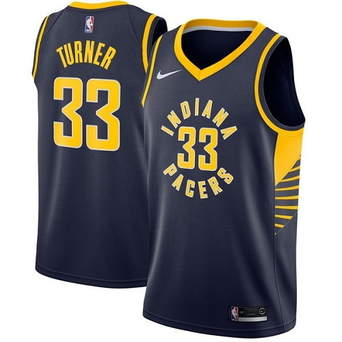 Pacers #33 Myles Turner Navy Blue Women's Basketball Swingman Icon Edition Jersey