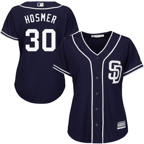 Padres #30 Eric Hosmer Navy Blue Alternate Women's Stitched MLB Jersey Padres #30 Eric Hosmer Navy Blue Alternate Women's Stitched MLB Jersey