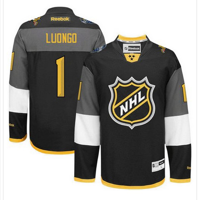 Panthers #1 Roberto Luongo Black 2016 All Star Stitched NHL Jersey