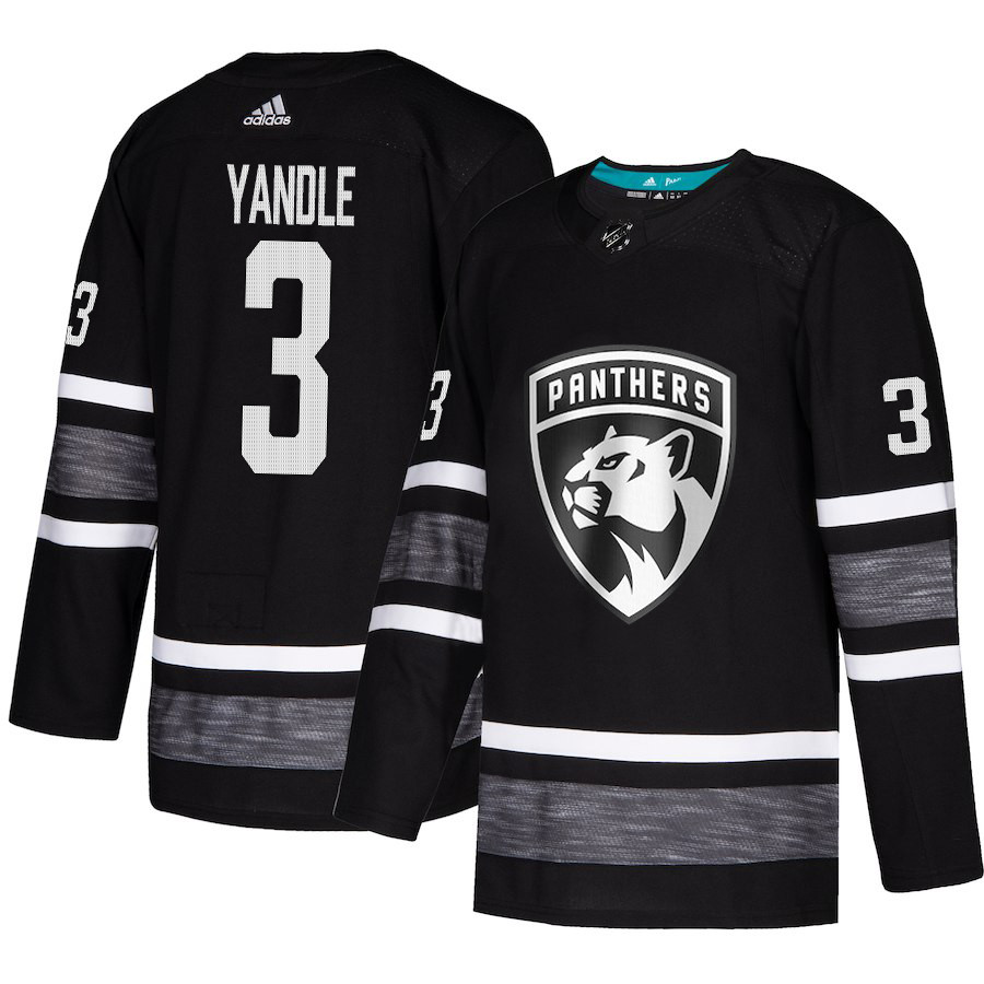 Panthers #3 Keith Yandle Black Authentic 2019 All-Star Stitched Youth Hockey Jersey