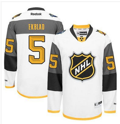 Panthers #5 Aaron Ekblad White 2016 All Star Stitched NHL Jersey