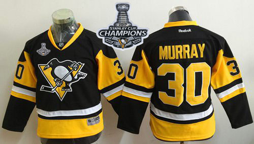 Penguins #30 Matt Murray Black Alternate 2017 Stanley Cup Finals Champions Stitched Youth NHL Jersey Penguins #30 Matt Murray Black Alternate 2017 Stanley Cup Finals Champions Stitched Youth NHL Jersey
