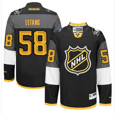 Penguins #58 Kris Letang Black 2016 All Star Stitched NHL Jersey Penguins #58 Kris Letang Black 2016 All Star Stitched NHL Jersey