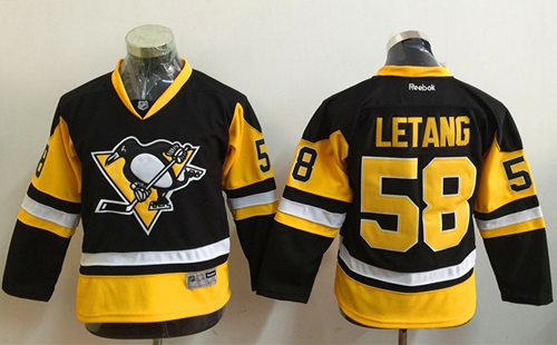 Penguins #58 Kris Letang Black Alternate Stitched Youth NHL Jersey Penguins #58 Kris Letang Black Alternate Stitched Youth NHL Jersey