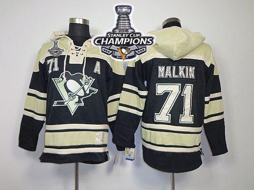 Penguins #71 Evgeni Malkin Black Sawyer Hooded Sweatshirt 2016 Stanley Cup Champions Stitched NHL Jersey Penguins #71 Evgeni Malkin Black Sawyer Hooded Sweatshirt 2016 Stanley Cup Champions Stitched NHL Jersey