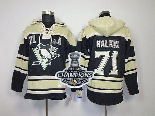 Penguins #71 Evgeni Malkin Black Sawyer Hooded Sweatshirt 2017 Stanley Cup Finals Champions Stitched NHL Jersey Penguins #71 Evgeni Malkin Black Sawyer Hooded Sweatshirt 2017 Stanley Cup Finals Champions Stitched NHL Jersey