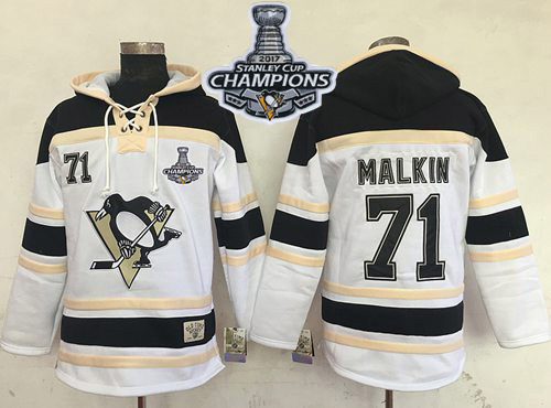 Penguins #71 Evgeni Malkin White Sawyer Hooded Sweatshirt 2017 Stanley Cup Finals Champions Stitched NHL Jersey Penguins #71 Evgeni Malkin White Sawyer Hooded Sweatshirt 2017 Stanley Cup Finals Champions Stitched NHL Jersey