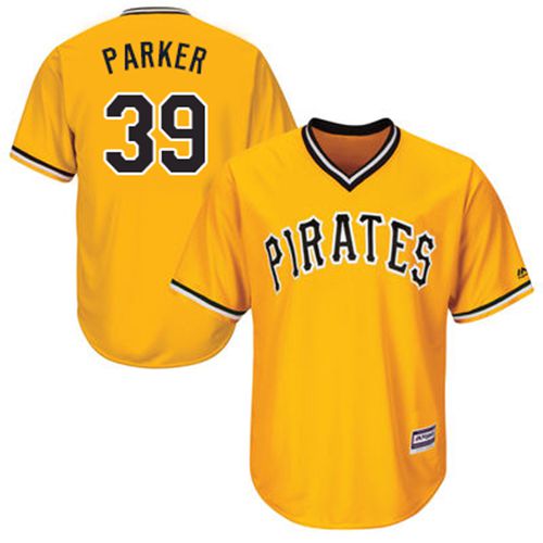 Pirates #39 Dave Parker Gold New Cool Base Stitched MLB Jersey Pirates #39 Dave Parker Gold New Cool Base Stitched MLB Jersey