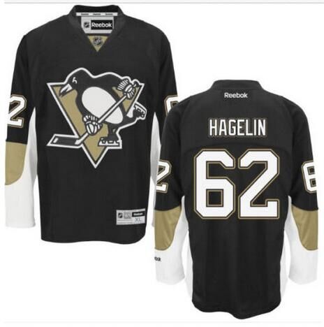 Pittsburgh Penguins #62 Carl Hagelin black  custom any name and any number