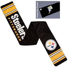 Pittsburgh Steelers Black Metallic Thread Game Scarf -3
