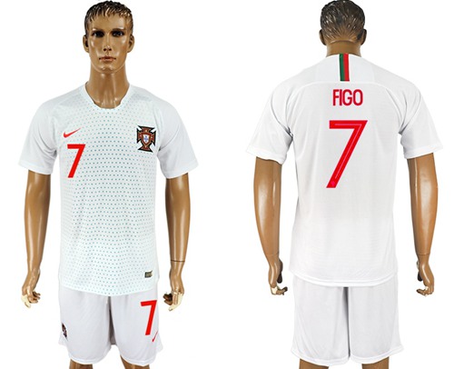 Portugal #7 Figo Away Soccer Country Jersey Portugal #7 Figo Away Soccer Country Jersey