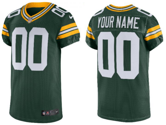 Green Bay packers Bicep long sleeve elite jersey