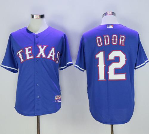 Rangers #12 Rougned Odor Blue Cool Base Stitched MLB Jersey Rangers #12 Rougned Odor Blue Cool Base Stitched MLB Jersey