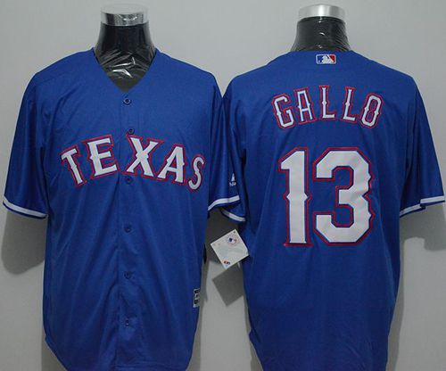 Rangers #13 Joey Gallo Blue New Cool Base Stitched MLB Jersey Rangers #13 Joey Gallo Blue New Cool Base Stitched MLB Jersey