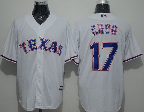 Rangers #17 Shin-Soo Choo White New Cool Base Stitched MLB Jersey Rangers #17 Shin-Soo Choo White New Cool Base Stitched MLB Jersey