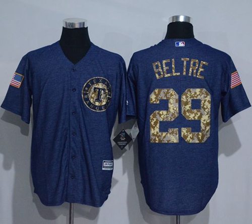 Rangers #29 Adrian Beltre Denim Blue Salute to Service Stitched MLB Jersey Rangers #29 Adrian Beltre Denim Blue Salute to Service Stitched MLB Jersey