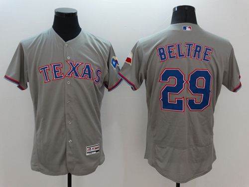 Rangers #29 Adrian Beltre Grey Flexbase Authentic Collection Stitched MLB Jersey Rangers #29 Adrian Beltre Grey Flexbase Authentic Collection Stitched MLB Jersey