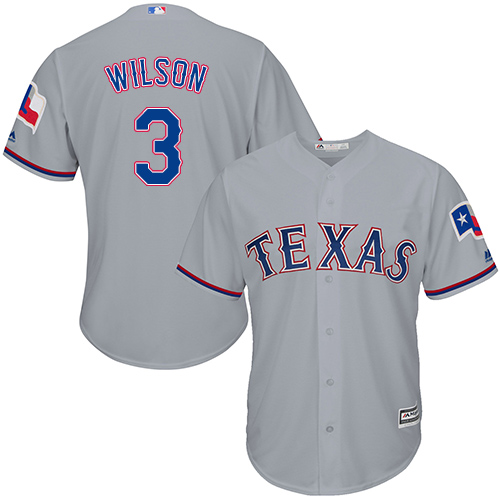 Rangers #3 Russell Wilson Grey Cool Base Stitched Youth MLB Jersey Rangers #3 Russell Wilson Grey Cool Base Stitched Youth MLB Jersey