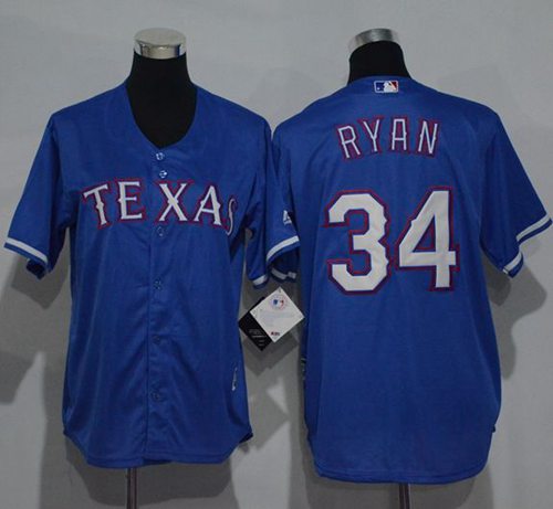 Rangers #34 Nolan Ryan Blue Cool Base Stitched Youth MLB Jersey Rangers #34 Nolan Ryan Blue Cool Base Stitched Youth MLB Jersey