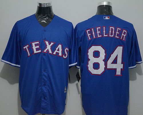 Rangers #84 Prince Fielder Blue New Cool Base Stitched MLB Jersey Rangers #84 Prince Fielder Blue New Cool Base Stitched MLB Jersey