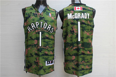 Raptors #1 Tracy McGrady Camo Canada Flag Swingman Jersey Raptors #1 Tracy McGrady Camo Canada Flag Swingman Jersey