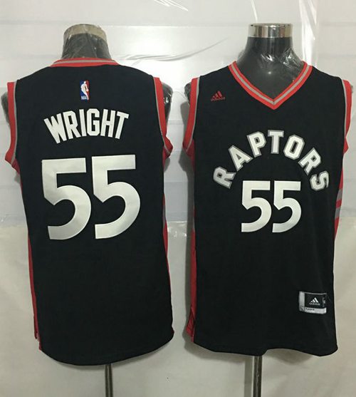 Raptors #55 Delon Wright Black Stitched NBA Jersey Raptors #55 Delon Wright Black Stitched NBA Jersey