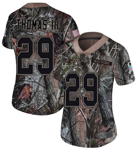 Ravens #29 Earl Thomas III Camo Women's Stitched Football Limited Rush Realtree Jersey Ravens #29 Earl Thomas III Camo Women's Stitched Football Limited Rush Realtree Jersey